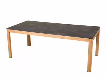 TEKURA - Rectangular HPL garden table by Les Jardins® - view 2